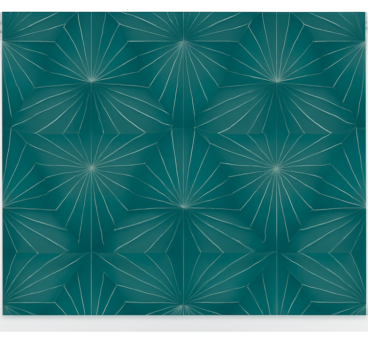 청소년용 블라인드 스타버스트 기하학적 - TenStickers