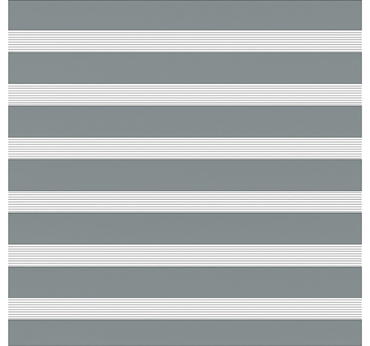 레스토랑용 블라인드 회색 줄무늬 패턴 - TenStickers