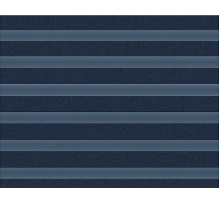 레스토랑용 블라인드 네이비 미드나잇 블루 스트라이프 - TenStickers