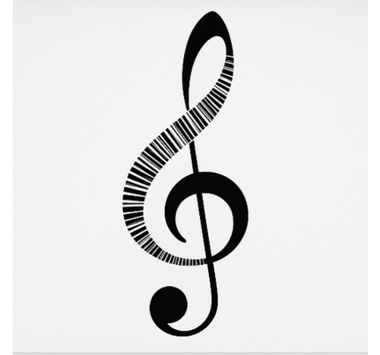 청소년용 블라인드 음표 - TenStickers