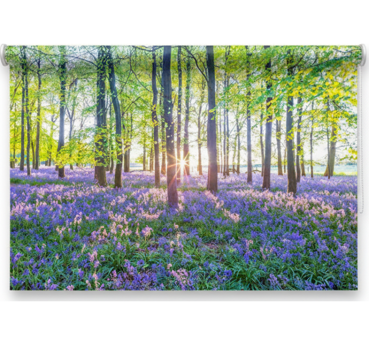 나무가 있는 블라인드 자연에서 영감을 받은 현대적 디자인 - TenStickers