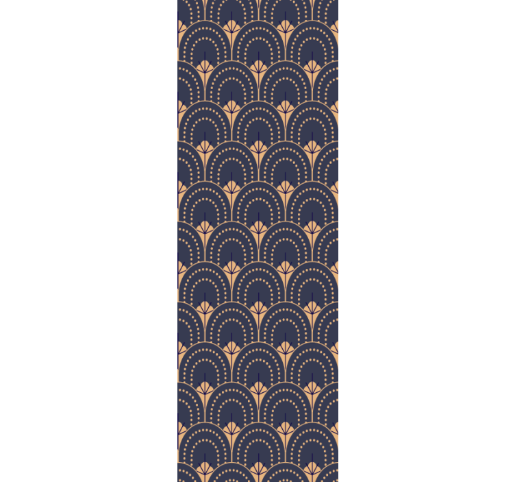 홈 오피스 블라인드 화려한 팬 패턴 - TenStickers