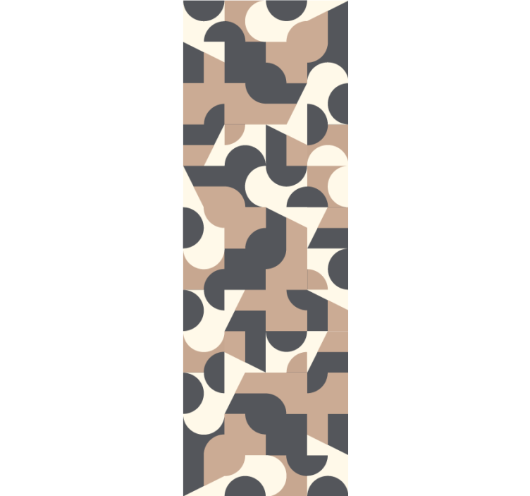 홈 오피스 블라인드 대비 색상 패턴 - TenStickers