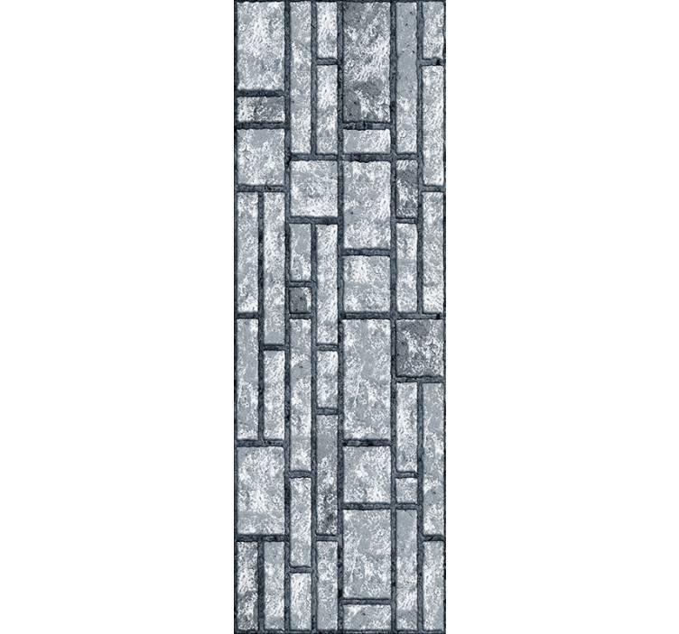 홈 오피스 블라인드 회색 콘크리트 블록 - TenStickers