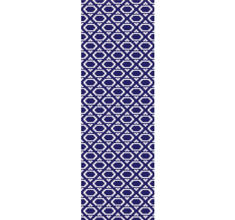 레스토랑용 블라인드 기하학적 육각형 디자인 - TenStickers