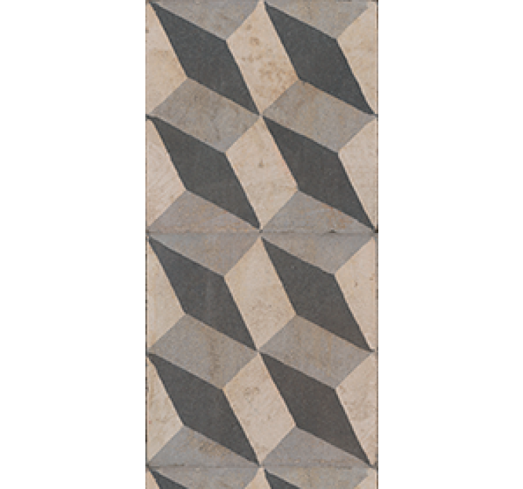 주방 블라인드 다크 그레이 모던 타일 - TenStickers