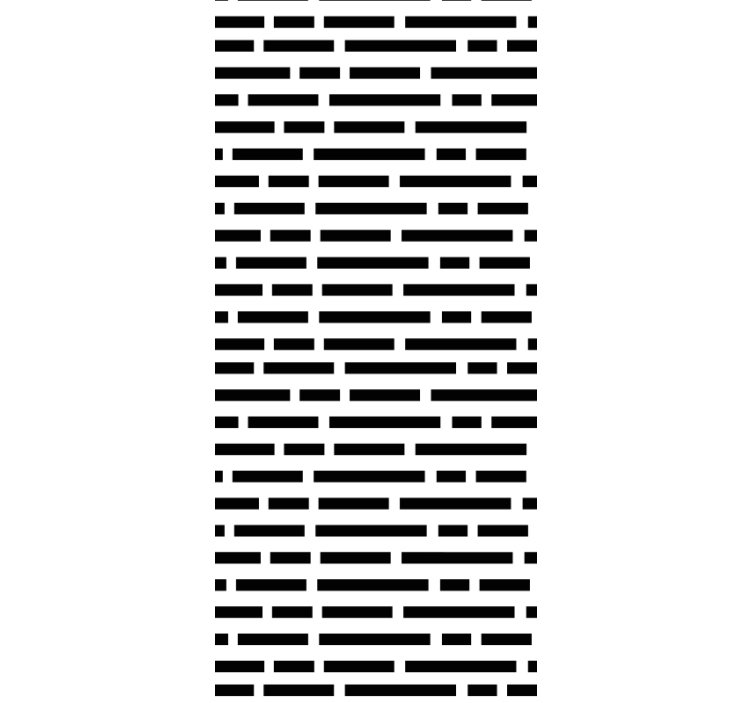 주방 블라인드 북유럽 스타일 흑백 직사각형 - TenStickers