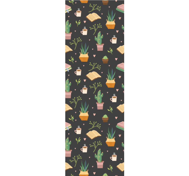 주방 블라인드 커피와 책 - TenStickers