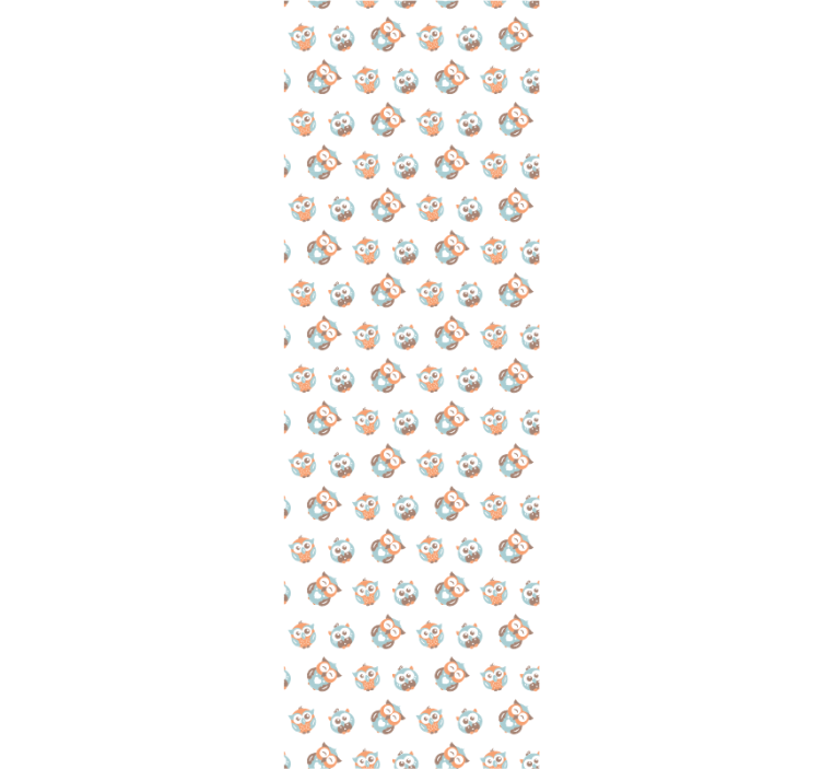 아동용 블라인드 올빼미 패턴 - TenStickers