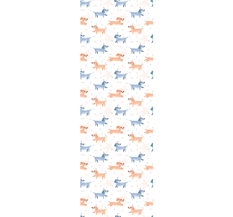 아동용 블라인드 왕관 쓴 귀여운 강아지 - TenStickers