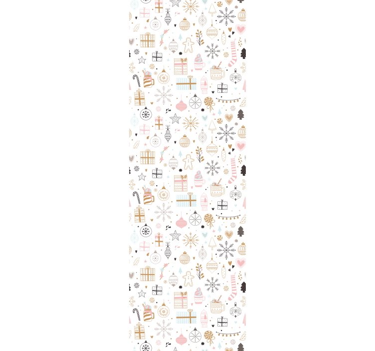 아동용 블라인드 겨울 크리스마스 패턴 - TenStickers