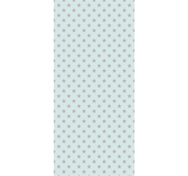 아동용 블라인드 파란 배경에 회색 별 디자인 - TenStickers