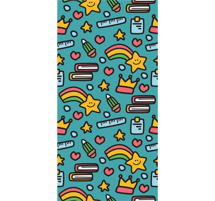 아동용 블라인드 귀여운 아동 패턴 - TenStickers