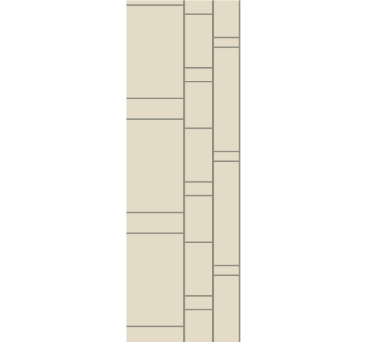 사무실 블라인드 현대적 블록 패턴 - TenStickers