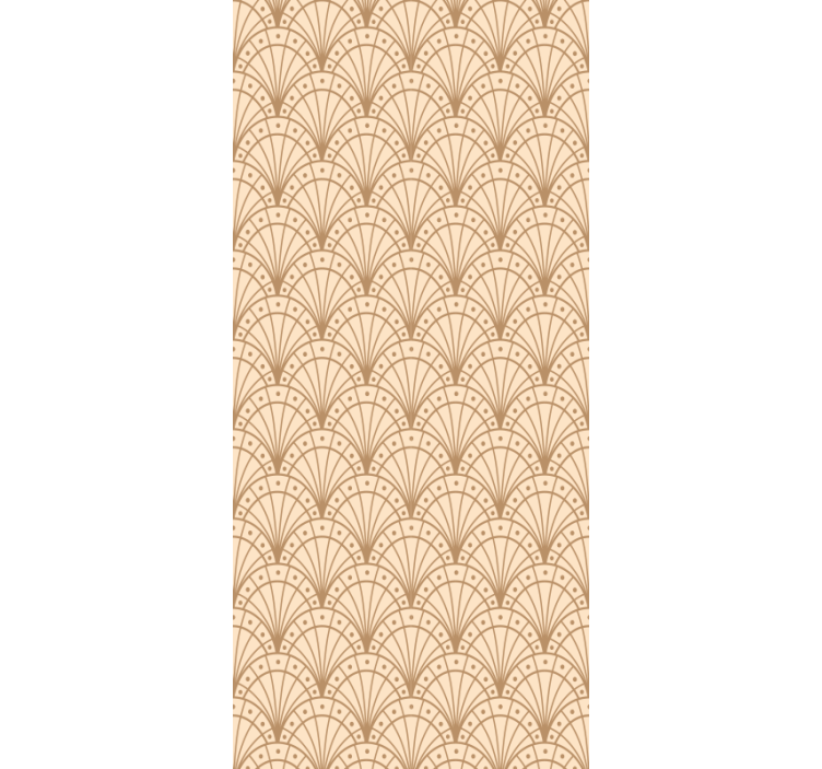 사무실 블라인드 우아한 팬 모티프 - TenStickers