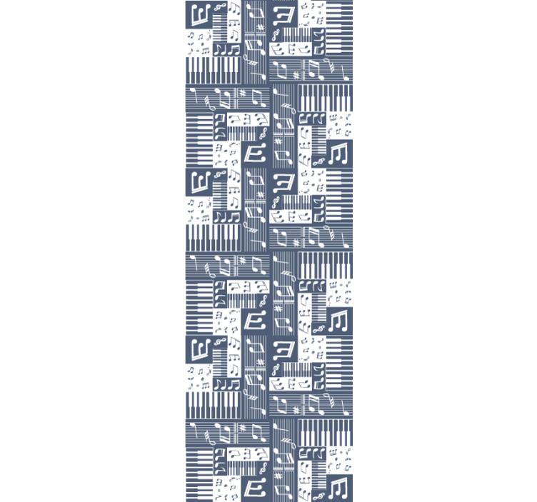 청소년용 블라인드 뮤지컬 피아노 - TenStickers