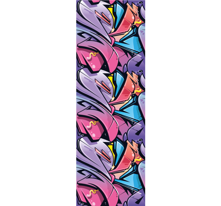 청소년용 블라인드 리얼리스틱 그래피티 - TenStickers