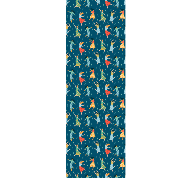 청소년용 블라인드 춤추는 사람들 - TenStickers