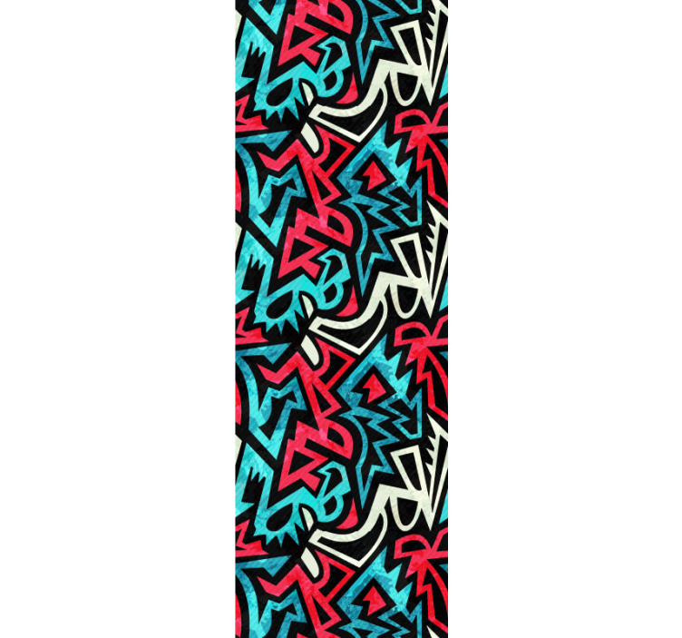 청소년용 블라인드 도시 화풍 패턴 - TenStickers