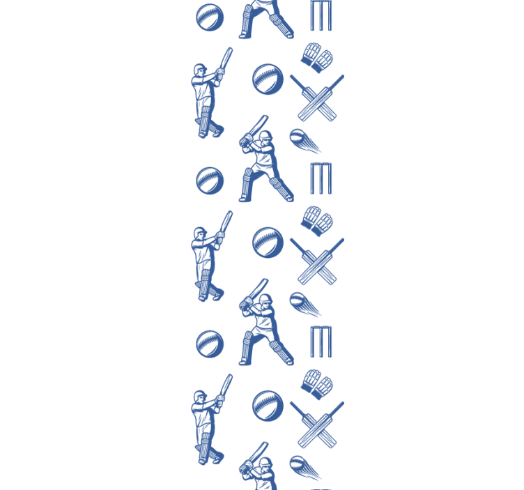 청소년용 블라인드 크리켓 - TenStickers