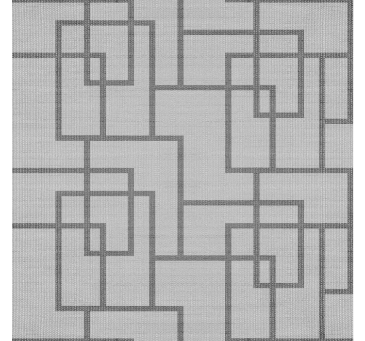 모던 블라인드 회색 기하학적 선 - TenStickers