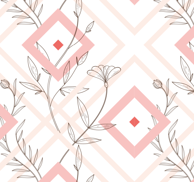 모던 블라인드 마푸체 다이아몬드 패턴 - TenStickers