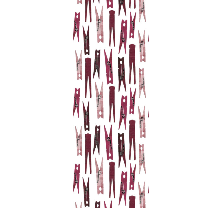 모던 블라인드 세탁집게 패턴 - TenStickers