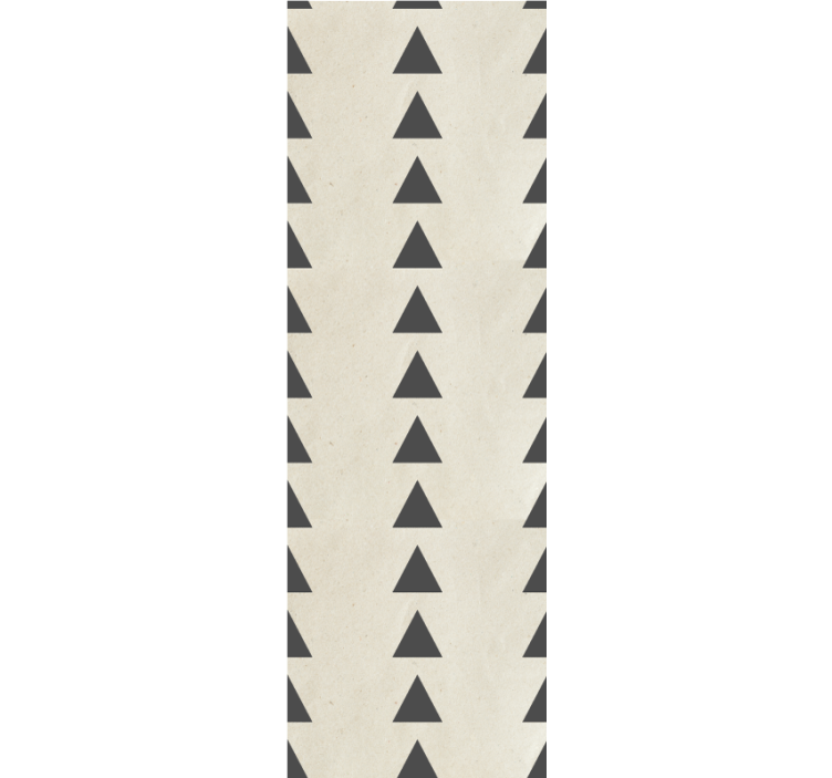 모던 블라인드 어두운 회색 삼각형의 빈티지한 질감 - TenStickers