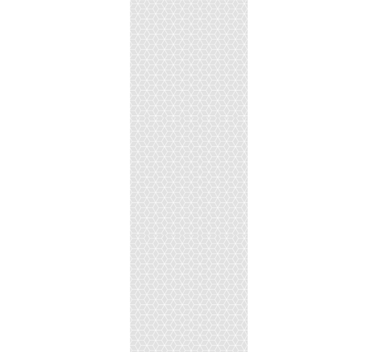 모던 블라인드 회색 평행사변형과 육각형 화이트 배경 - TenStickers