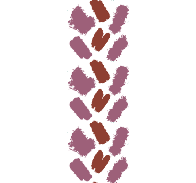 모던 블라인드 핑크와 레드 페인트 스플래시 - TenStickers