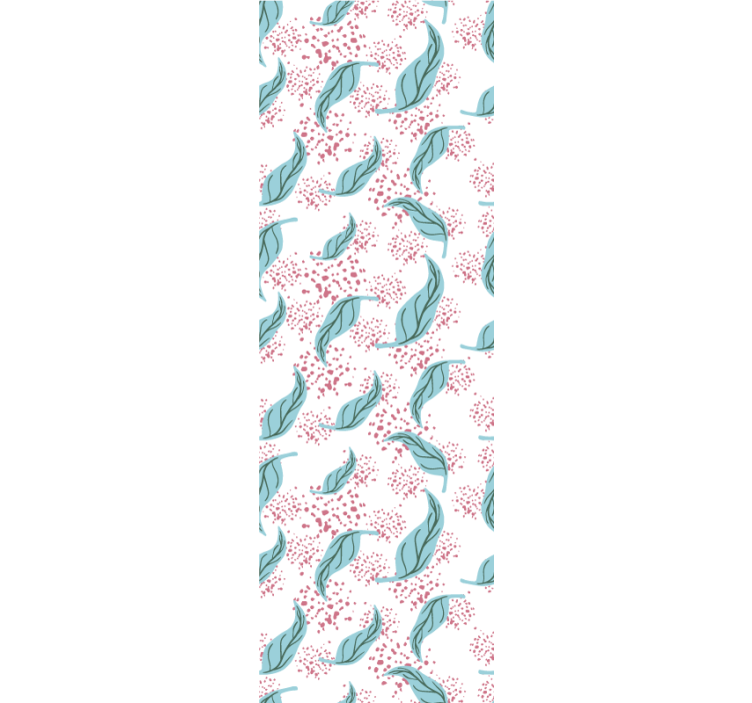 모던 블라인드 블루 페탈 페인트 스플래시 - TenStickers