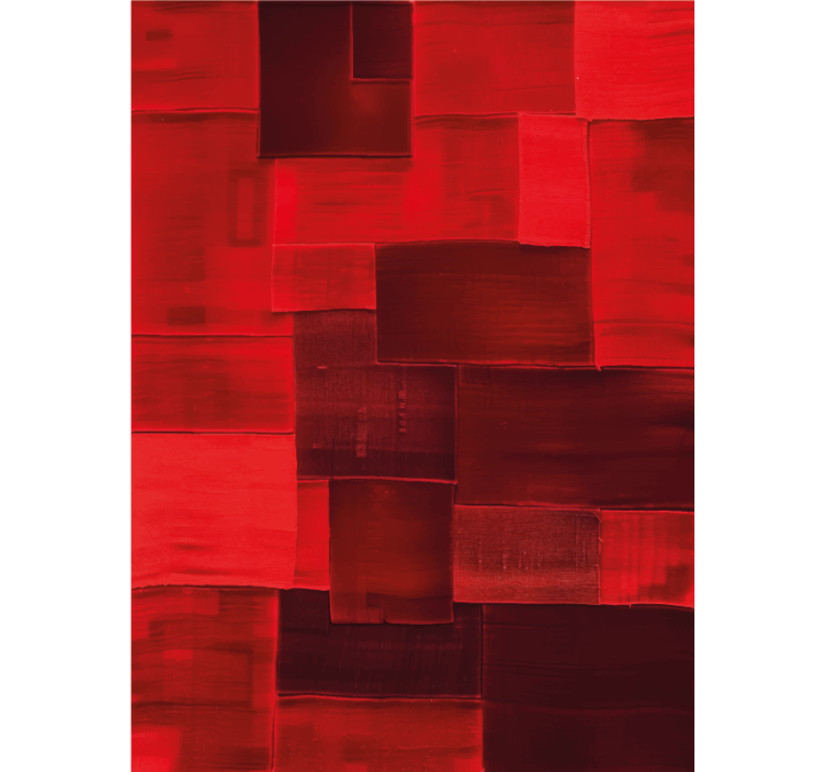 레드 블라인드 재구성 패턴 - TenStickers