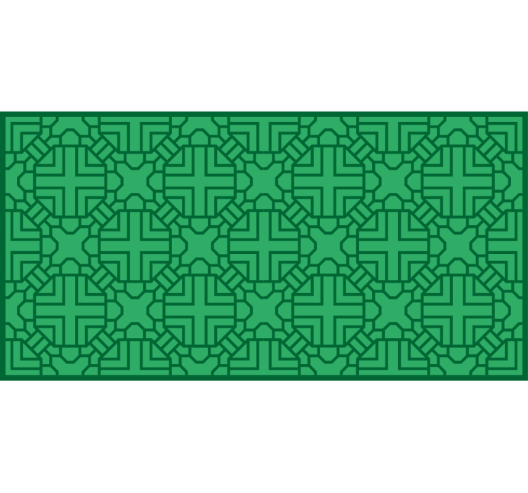 저장소 요약 한국의 녹색 패턴 - TenStickers