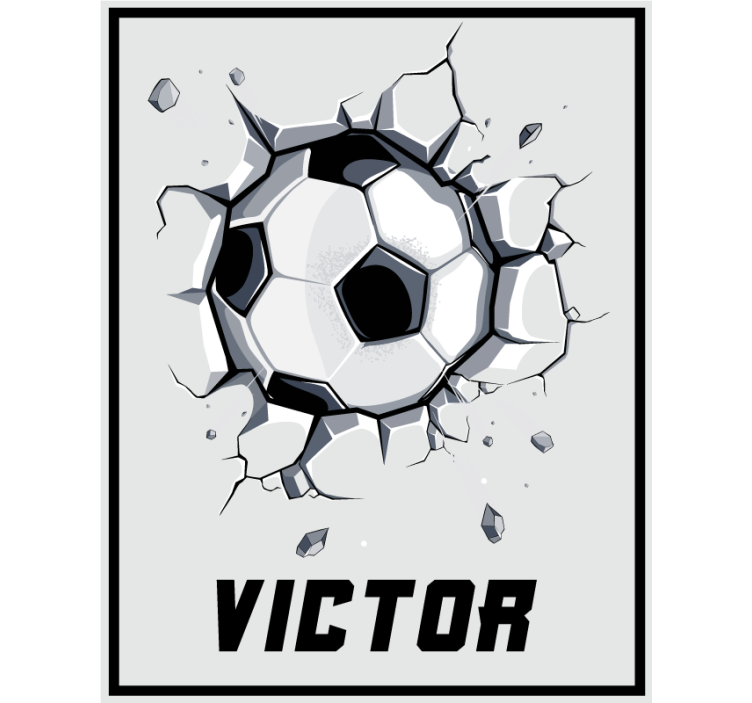 속보 공 사용자 정의 인쇄 창 그늘 - TenStickers