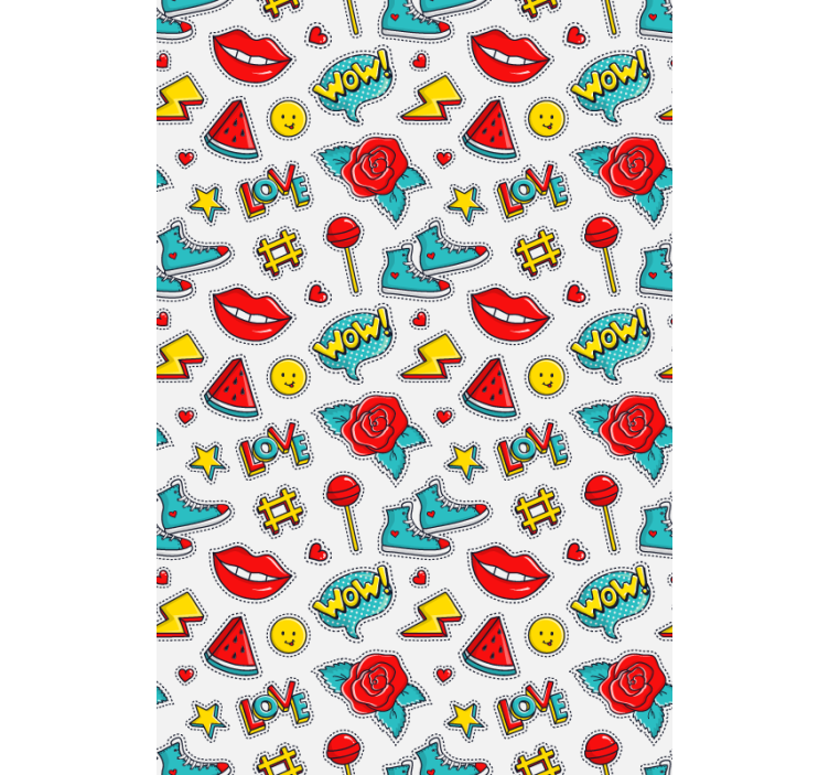 만화는 재미있는 아이를 그립니다. - TenStickers