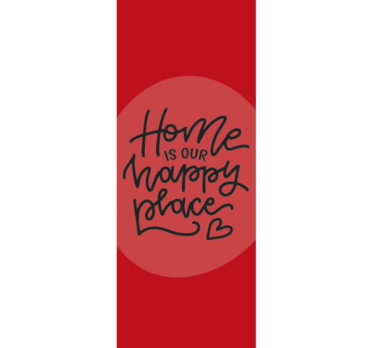 귀여운 검정 텍스트 거실 블라인드 - TenStickers