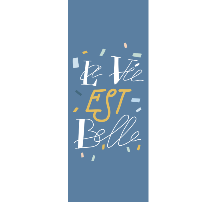 우아한 텍스트 마스터 침실 블라인드 - TenStickers