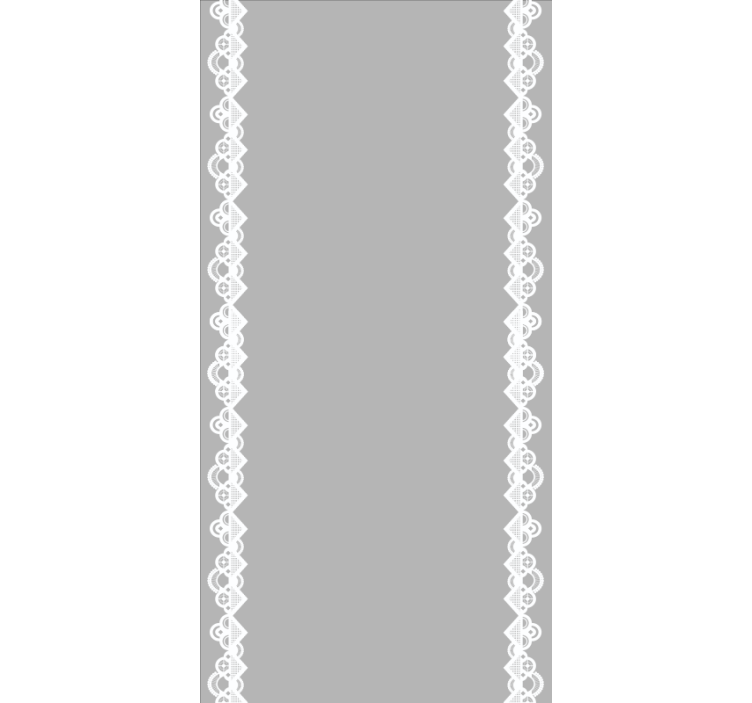 우아한 블라인드 레이스 패턴의 우아함 - TenStickers