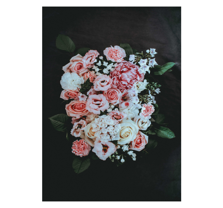 플로럴 블라인드 만개하는 꽃다발 - TenStickers