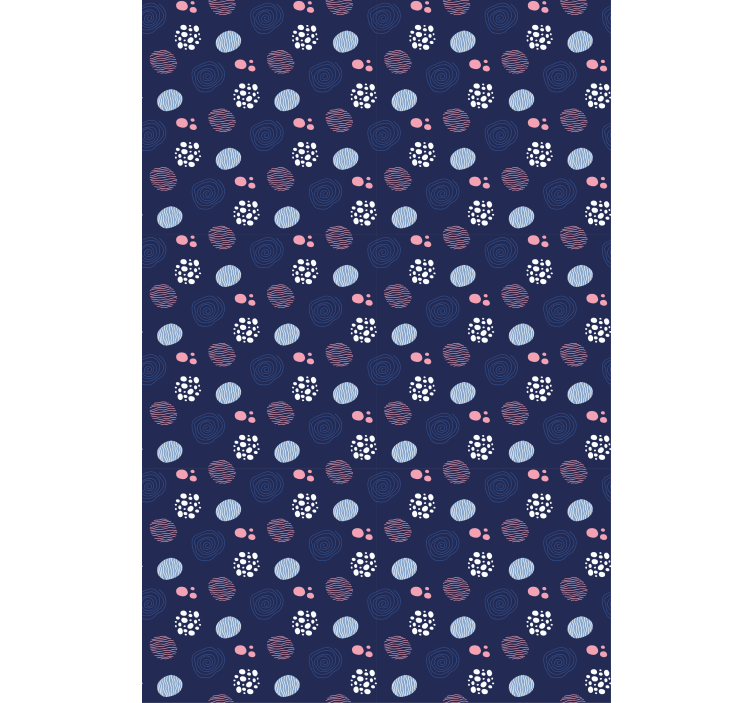 텍스처와 모티프가 있는 블라인드 추상 원형 패턴 - TenStickers