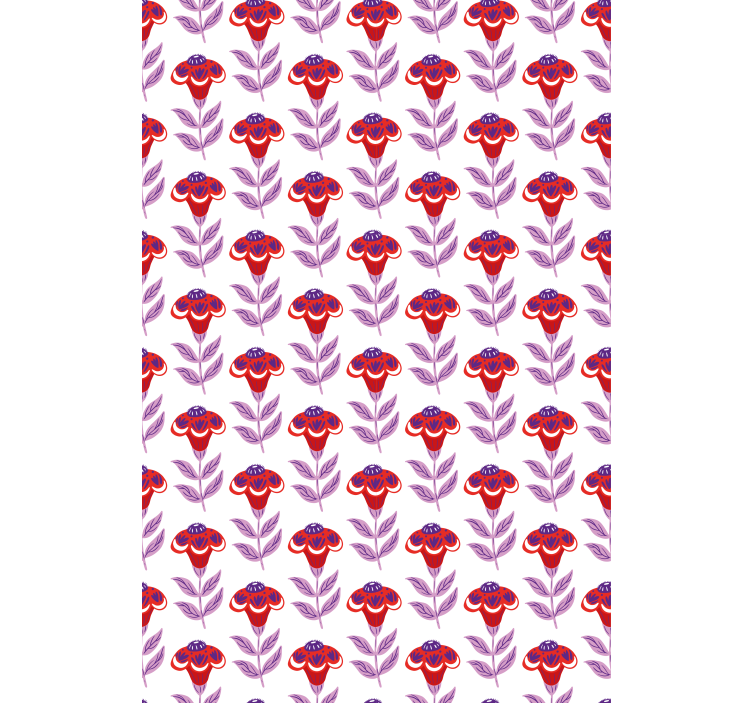 꽃과 식물이 있는 블라인드 생동감 넘치는 꽃 테마 - TenStickers