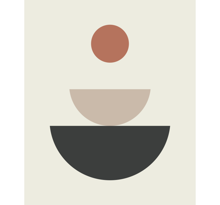 분수 추상 기하학 예술 블라인드 그림 - TenStickers