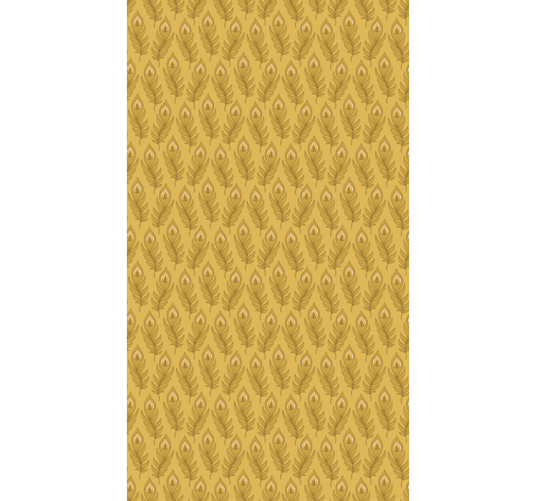 꽃과 식물이 있는 블라인드 우아한 잎사귀 모티프 - TenStickers