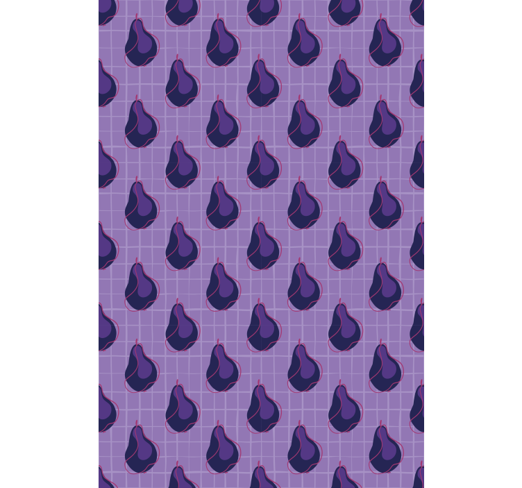 과일 및 채소 블라인드 무화과 패턴 디자인 - TenStickers