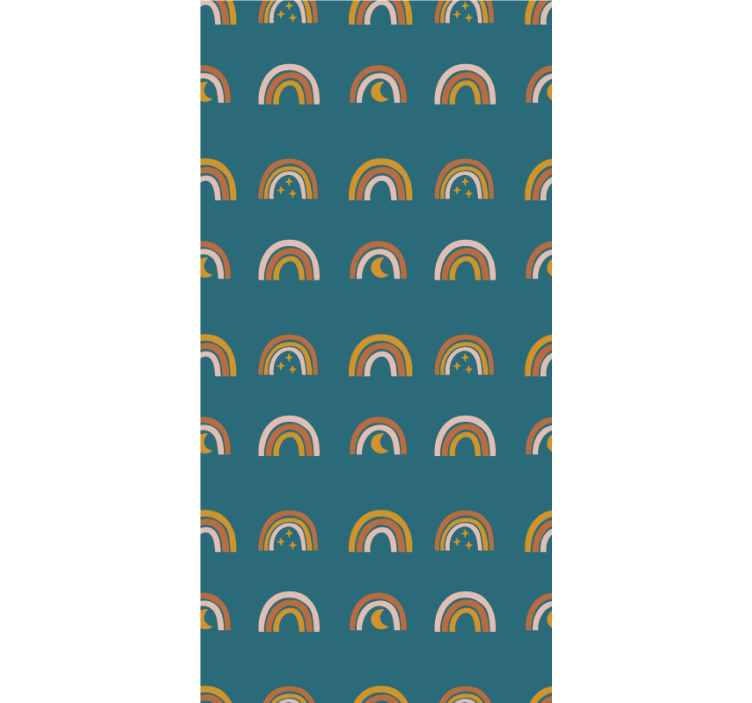 아동용 블라인드 무지개와 별빛 - TenStickers