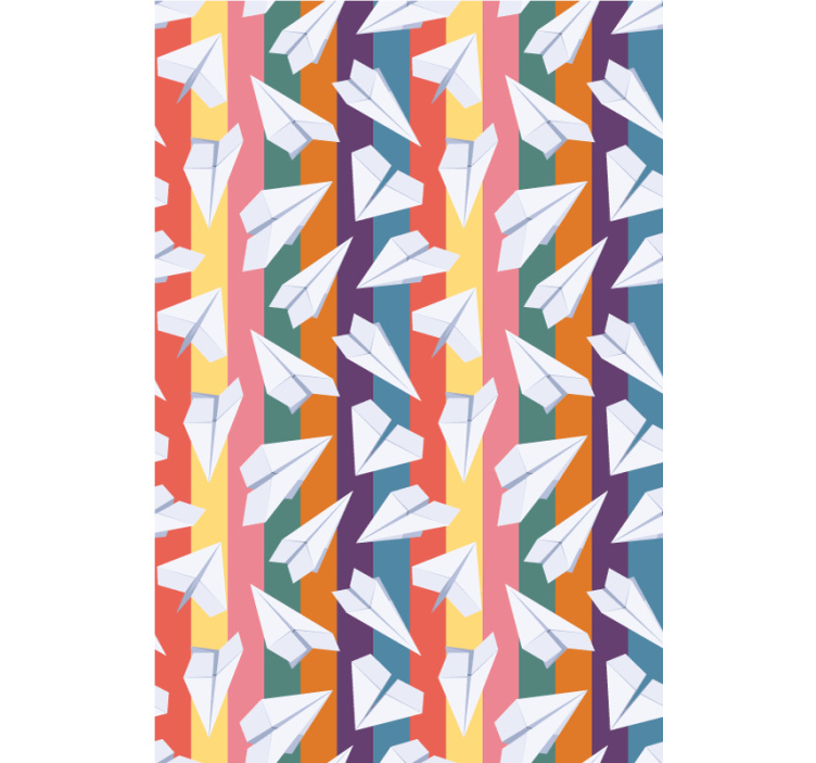 농담이 담긴 블라인드 종이비행기 비행 - TenStickers