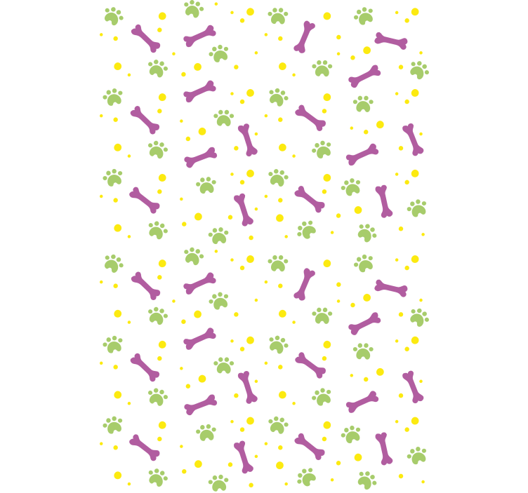 동물이 있는 블라인드 발과 뼈 디자인 - TenStickers