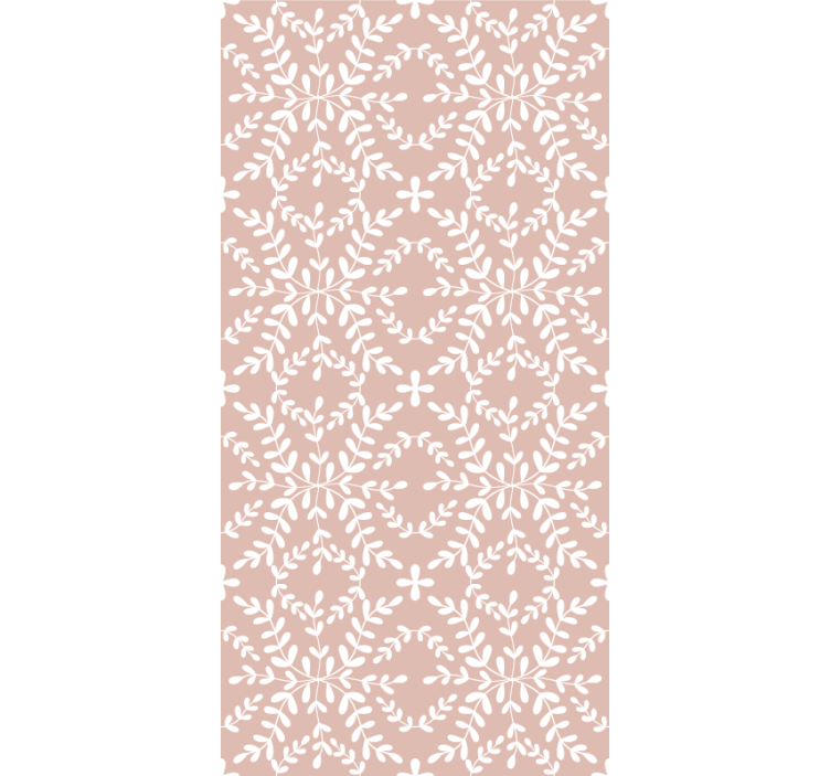 꽃과 식물이 있는 블라인드 식물잎 테마 - TenStickers