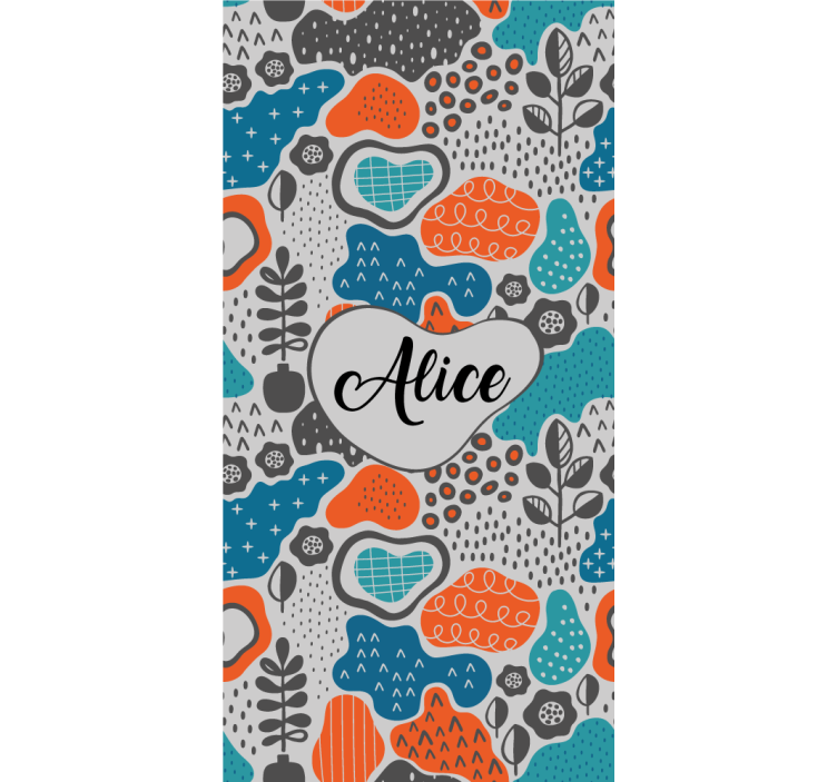 청소년용 블라인드 추상 디자인 - TenStickers