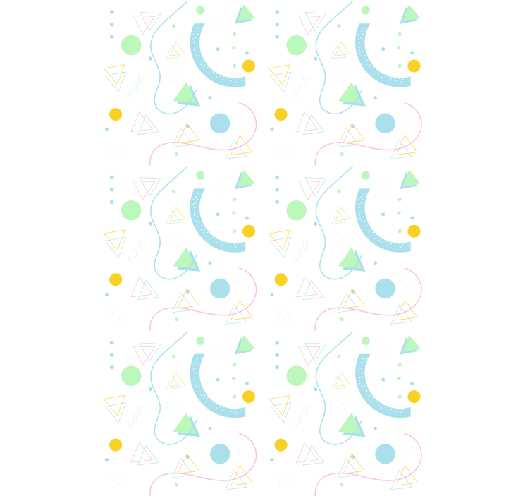 모던 블라인드 기하학적 도형 배열 - TenStickers